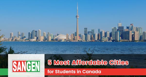 5 Most affordable cities for students in Canada