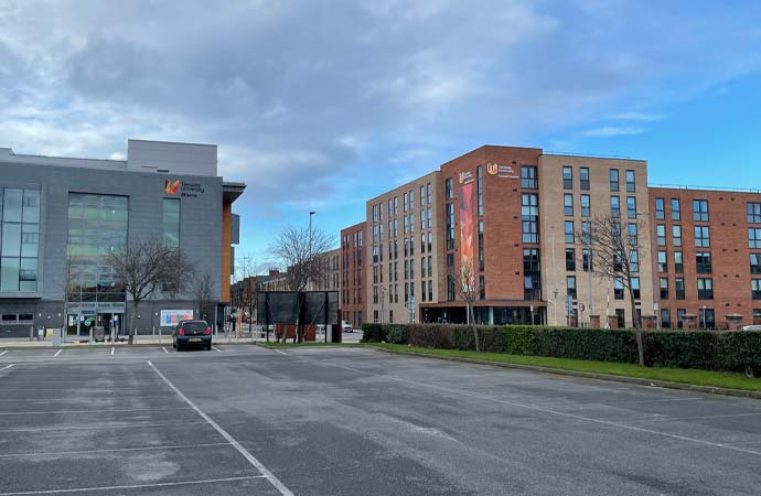 Campus of Teesside University