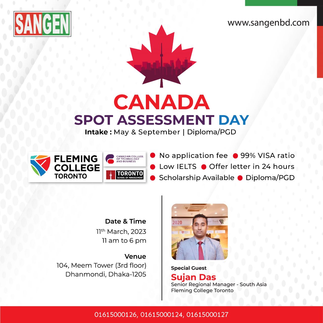 Spot Assesment 2023 for Study in the Canada