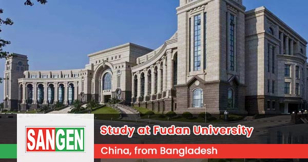 Higher education at Fudan University, China, from Bangladesh