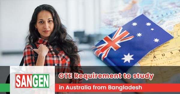 GTE requirement to study in Australia from Bangladesh