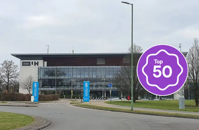 Hertfordshire university ranking