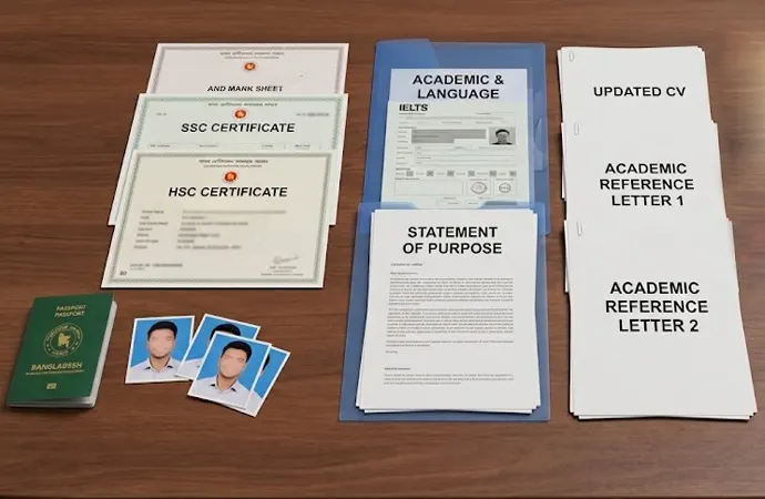 INTI university application documents