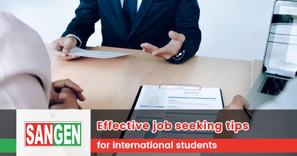 Effective job seeking tips for international students