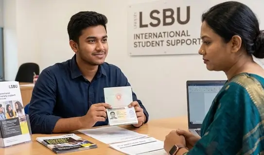 LSBU CAS and UK student visa preparation