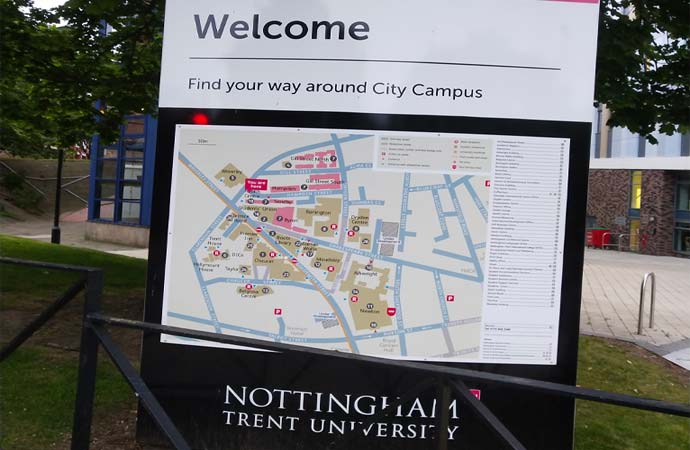The City Campus of Nottingham Trent University