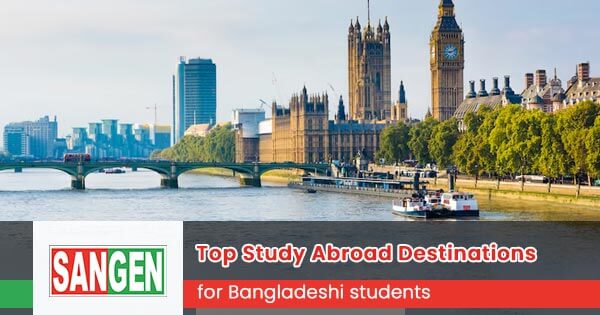 Top study abroad destinations for Bangladeshi students