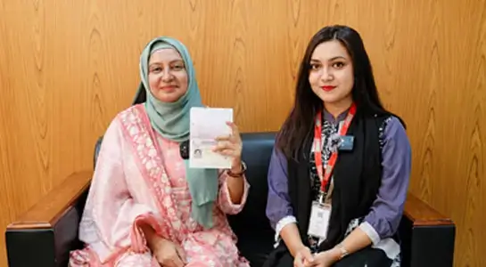 Visa processing assistance